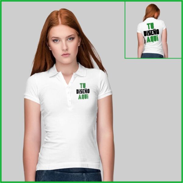 Polo de mujer Star 100% algodon Thumbnail