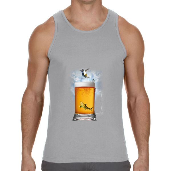 Break Time - Camiseta Sin mangas de Hombre Texas Thumbnail