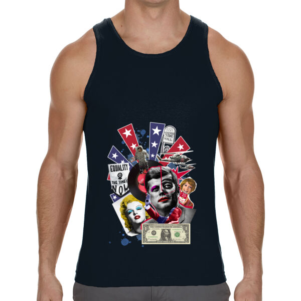 1960s  - Camiseta Sin mangas de Hombre Texas Thumbnail