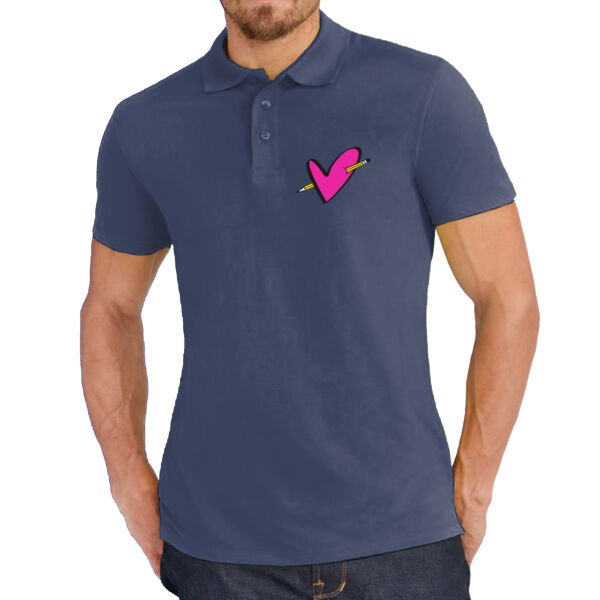 LoveArt - Polo de Hombre Star 100% algodon Thumbnail