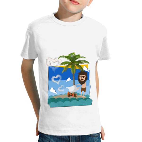 Náufrago - Camiseta Braco 100% algodon Thumbnail