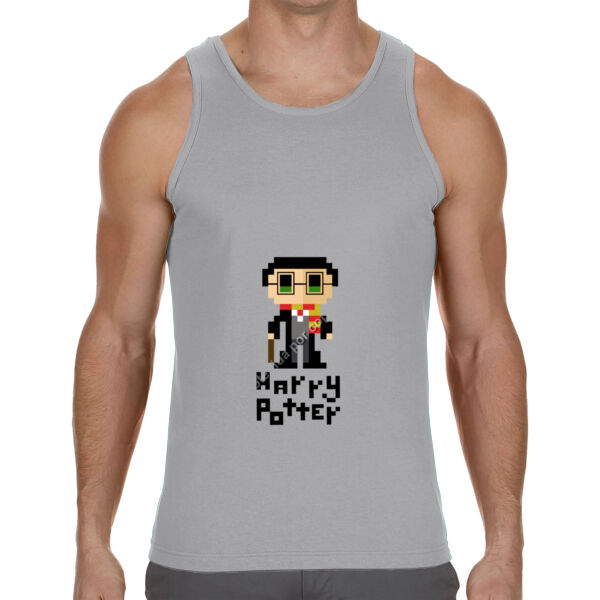 Pixelado de Harry Potter - Camiseta Sin mangas de Hombre Texas Thumbnail