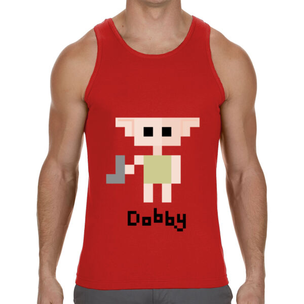 Pixel Dobby - Camiseta Sin mangas de Hombre Texas Thumbnail